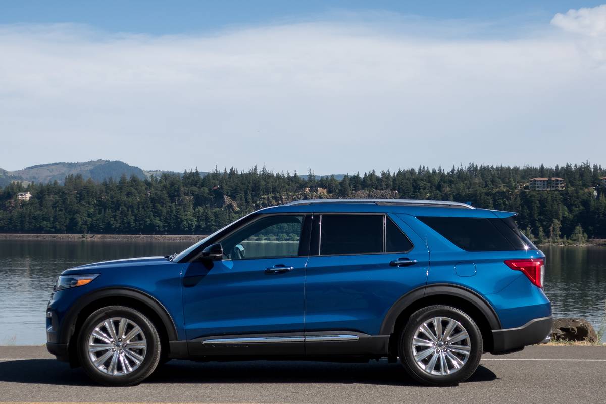 07 ford explorer hybrid limited 2020 blue  exterior  profile jpg