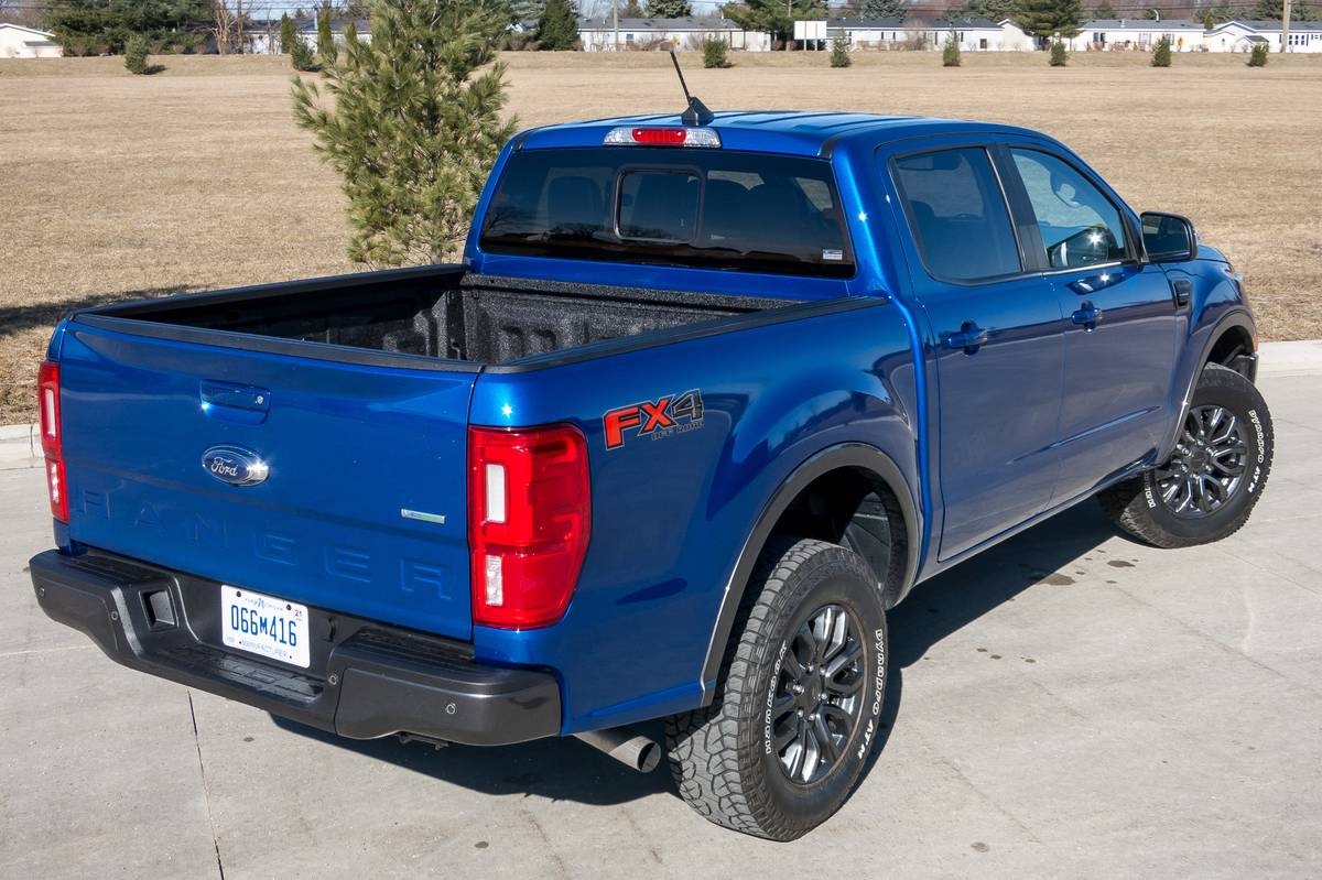07 ford ranger lariat 2019 angle  blue  exterior  rear jpg
