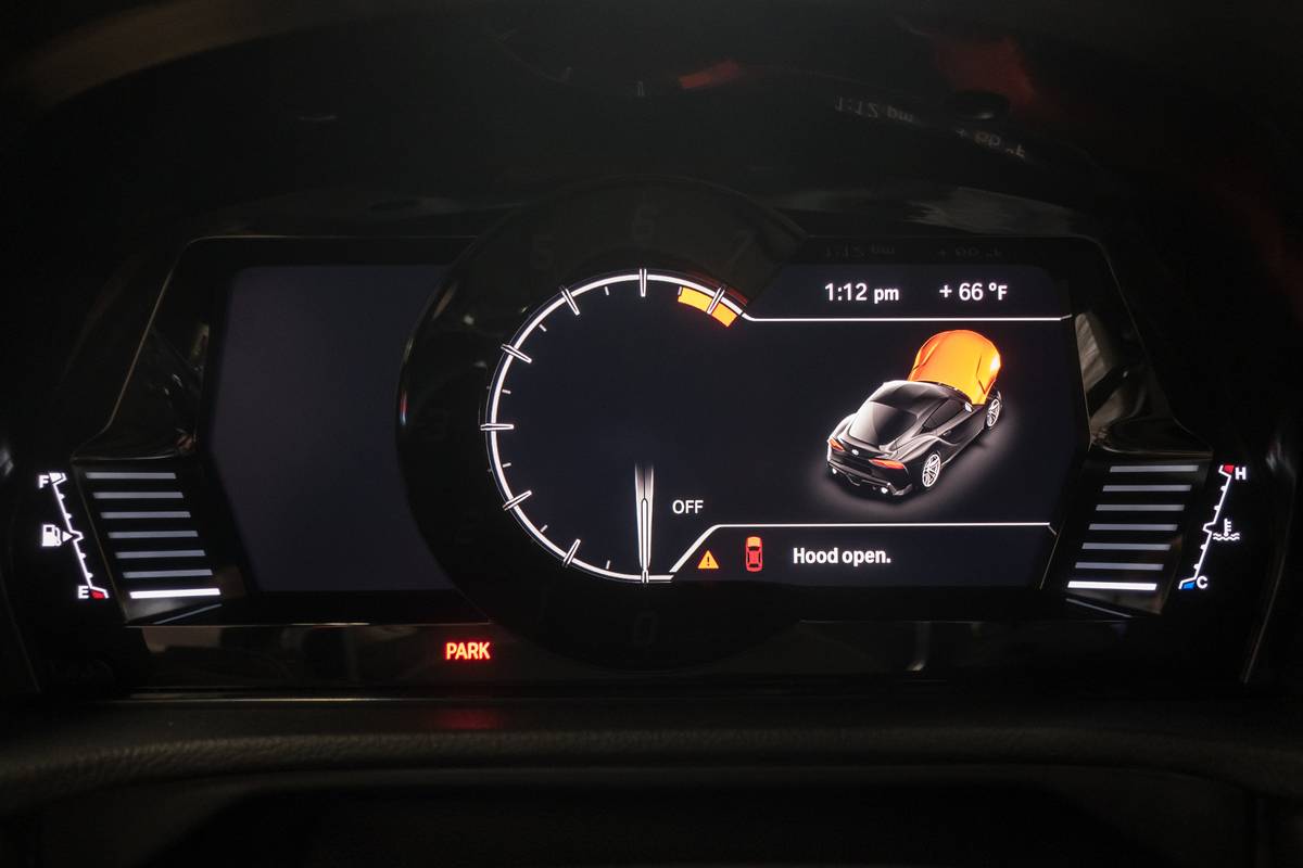 11 toyota supra 2020 detail front row instrument panel interior jpg