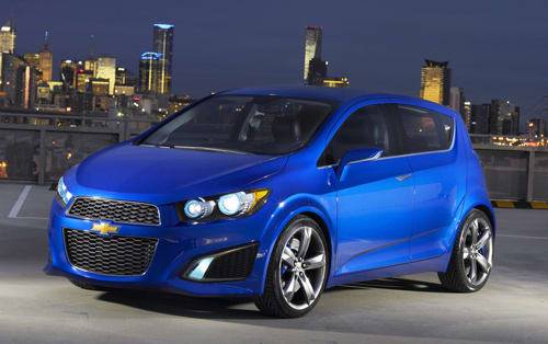 Chevrolet Aveo RS at Detroit motor show 2010