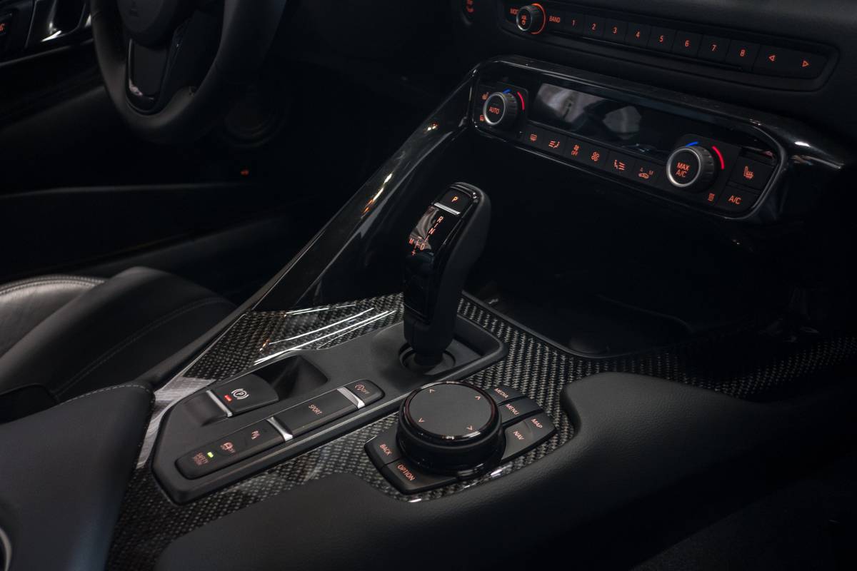 12 toyota supra 2020 center console front row interior jpg