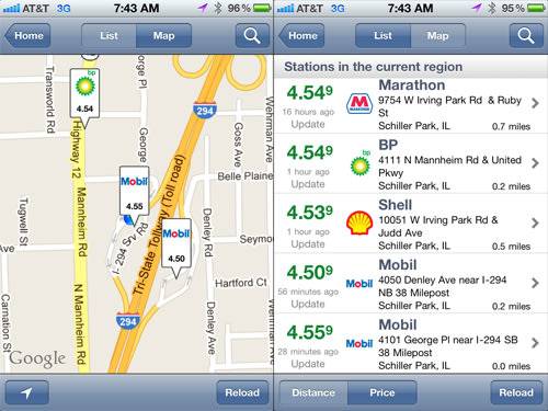 Gas Buddy: Up-Close Mobile App Inspection | Cars.com