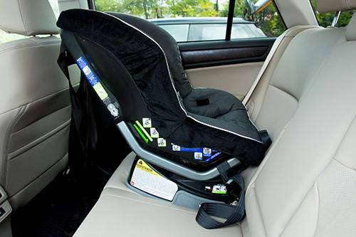 2018 Subaru Outback Car Seat Check, Can You Put Car Seats In The Middle