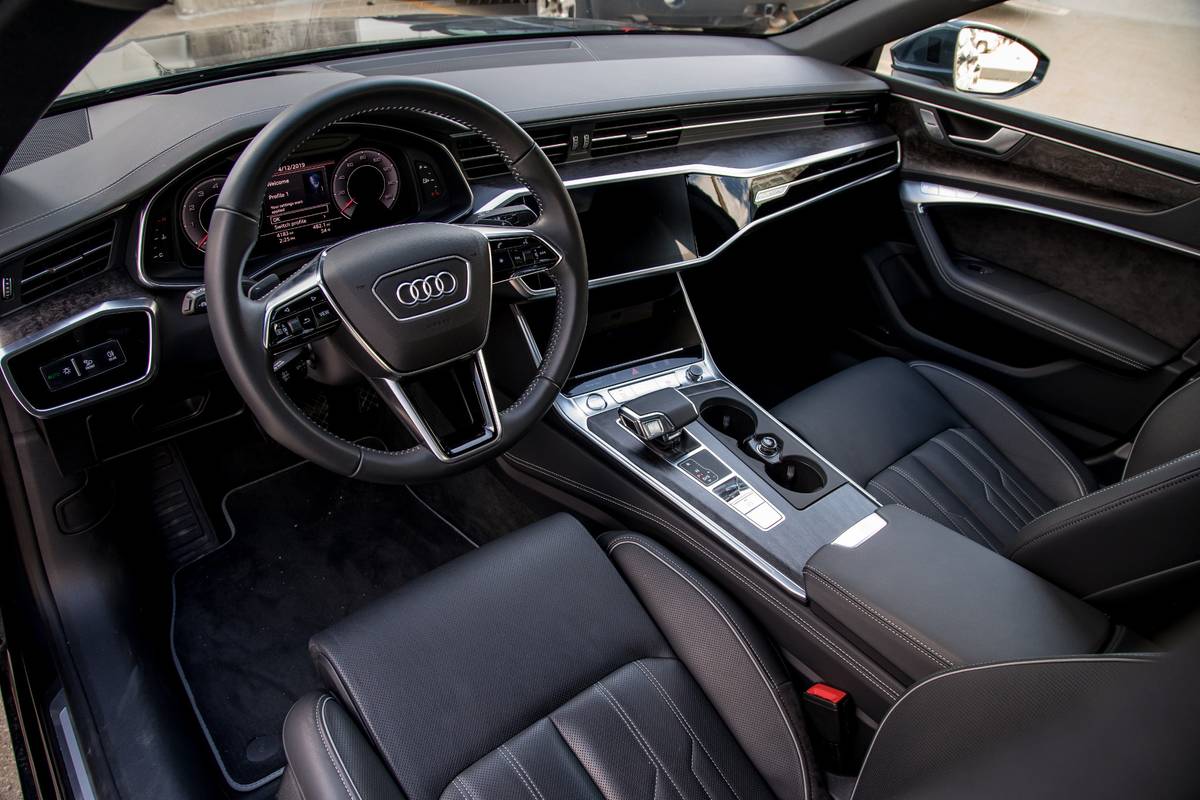 18 audi a7 2019 drivers seat  front row  interior jpg