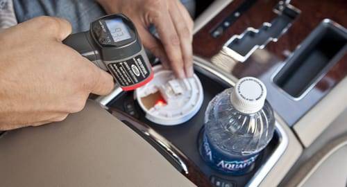 cooling cup holder in car