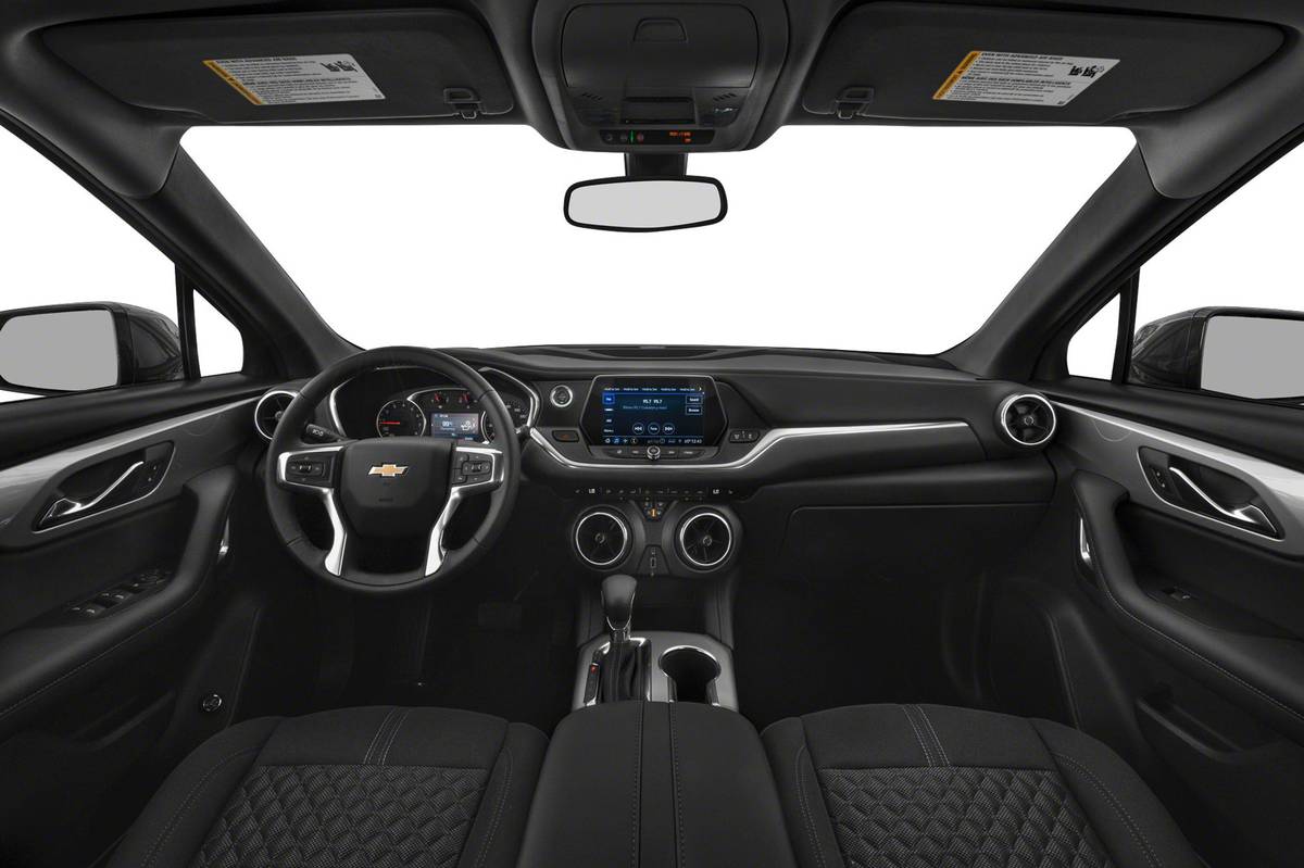 2020 Chevrolet Blazer front row and dashboard