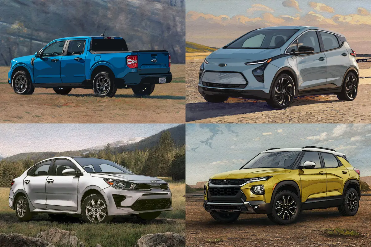 2023 Best Value Cars Small SUVs, EVs, Small Pickup Trucks and Sedans