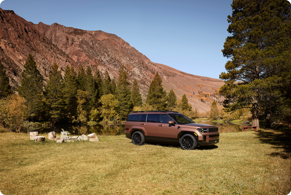 2025 Hyundai Santa Fe in Earthy Brass Matte OEM png