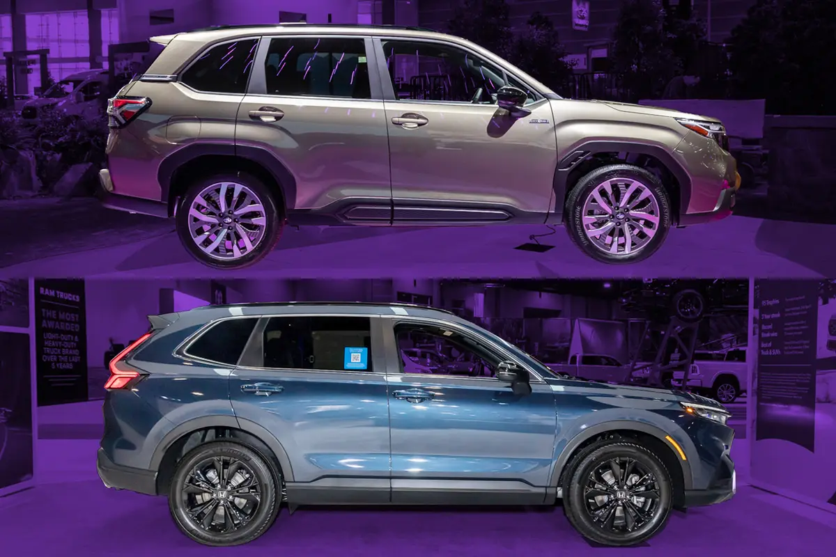 202502 subaru forester v honda cr v hybrid jpg