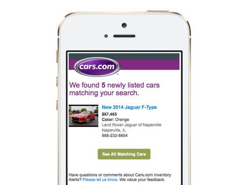 Cars Adds Inventory Email Alerts Cars