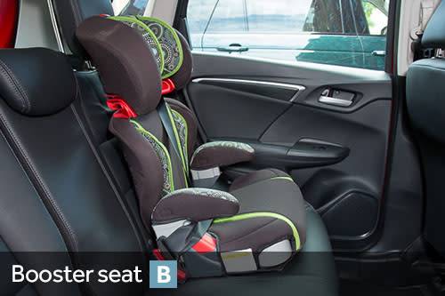 Honda fit car seat installation best sale