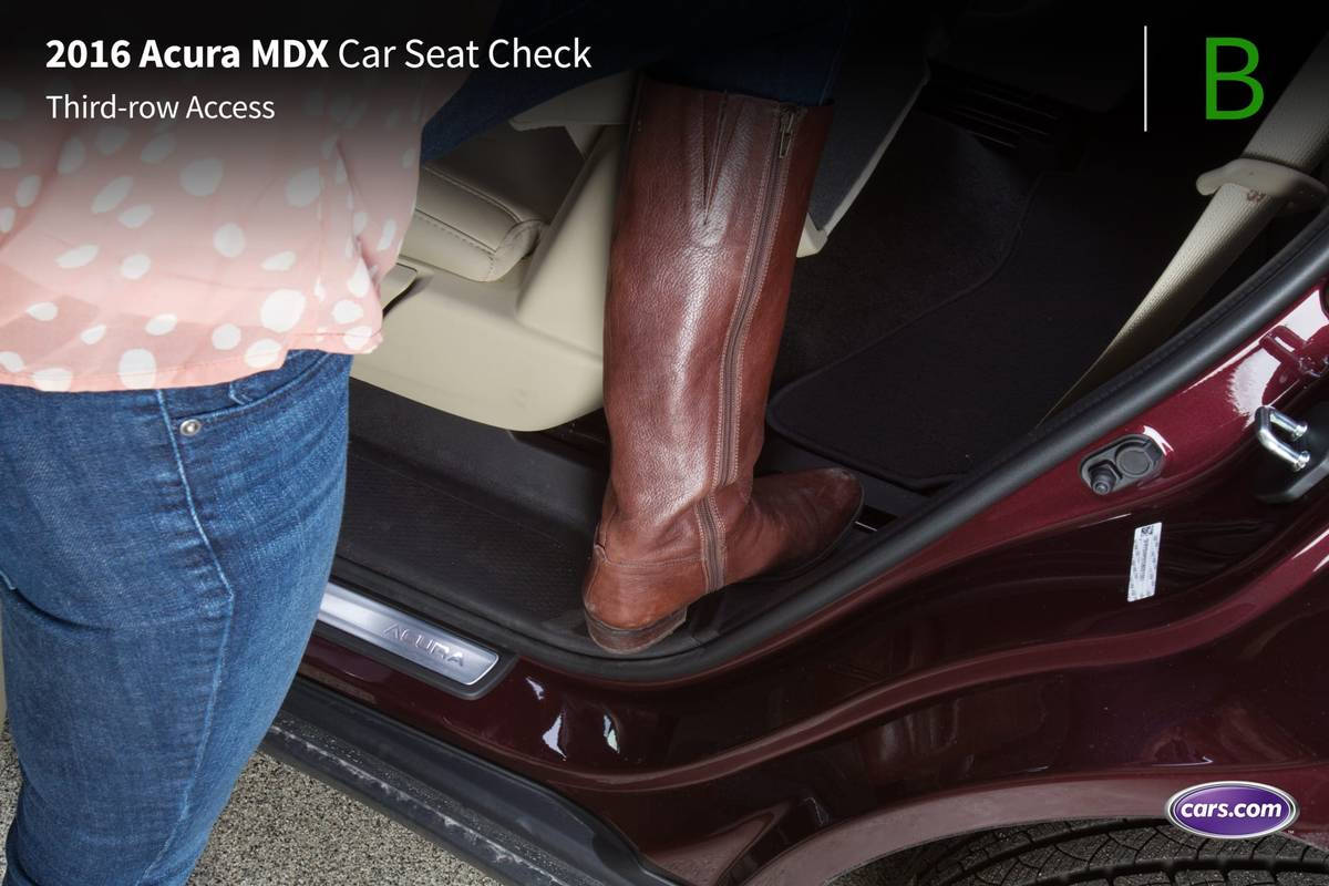 2016 acura mdx car seat installation best sale