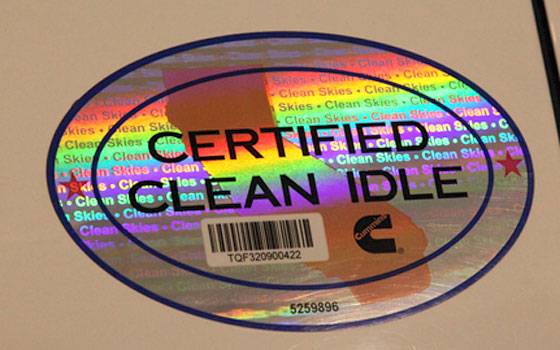 Clean idle sticker