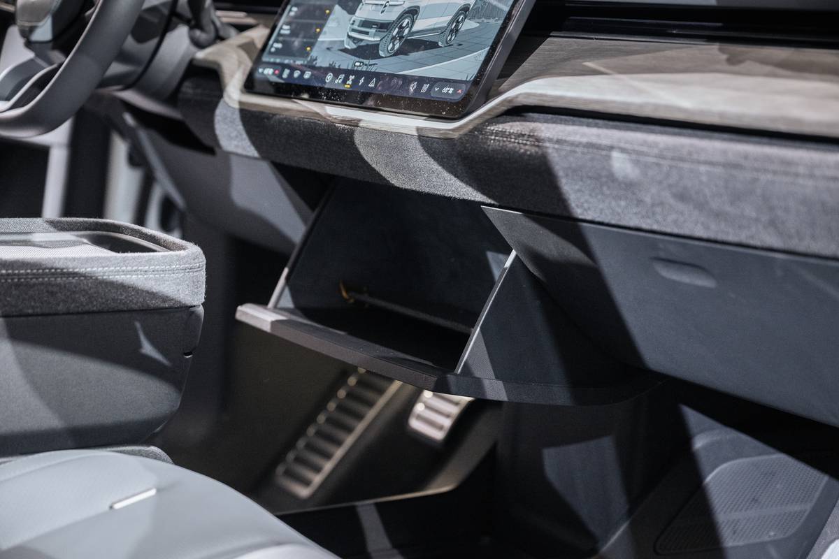 Rivian R2 interior storage bl 42 jpg