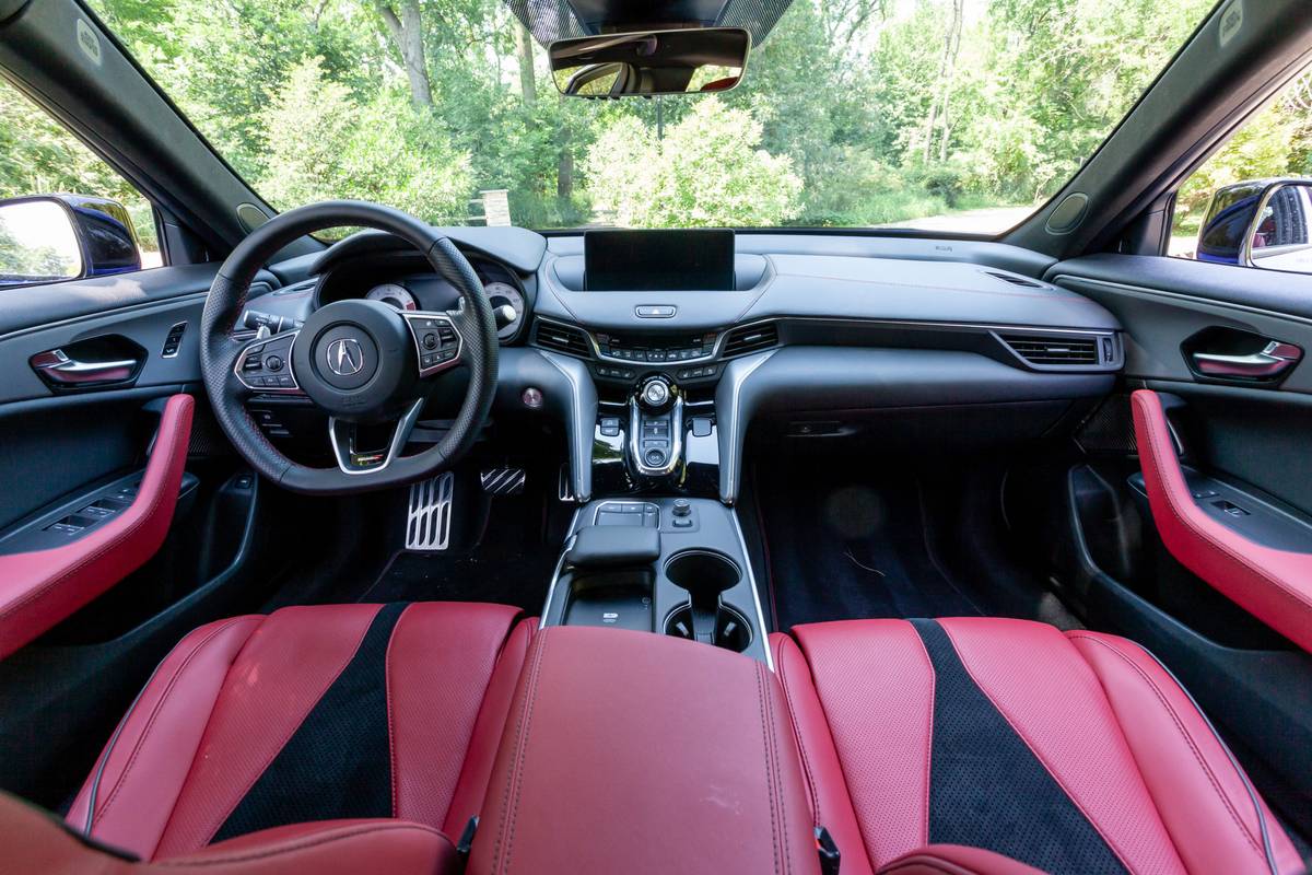 acura tlx type s 2021 28 dashboard front seat interior sedan steering wheel scaled jpg