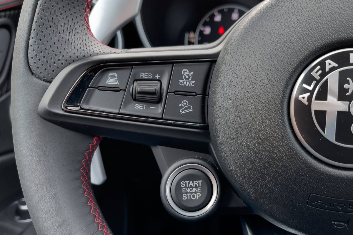 alfa romeo stelvio estrema 2023 17 interior steering wheel controls scaled jpg