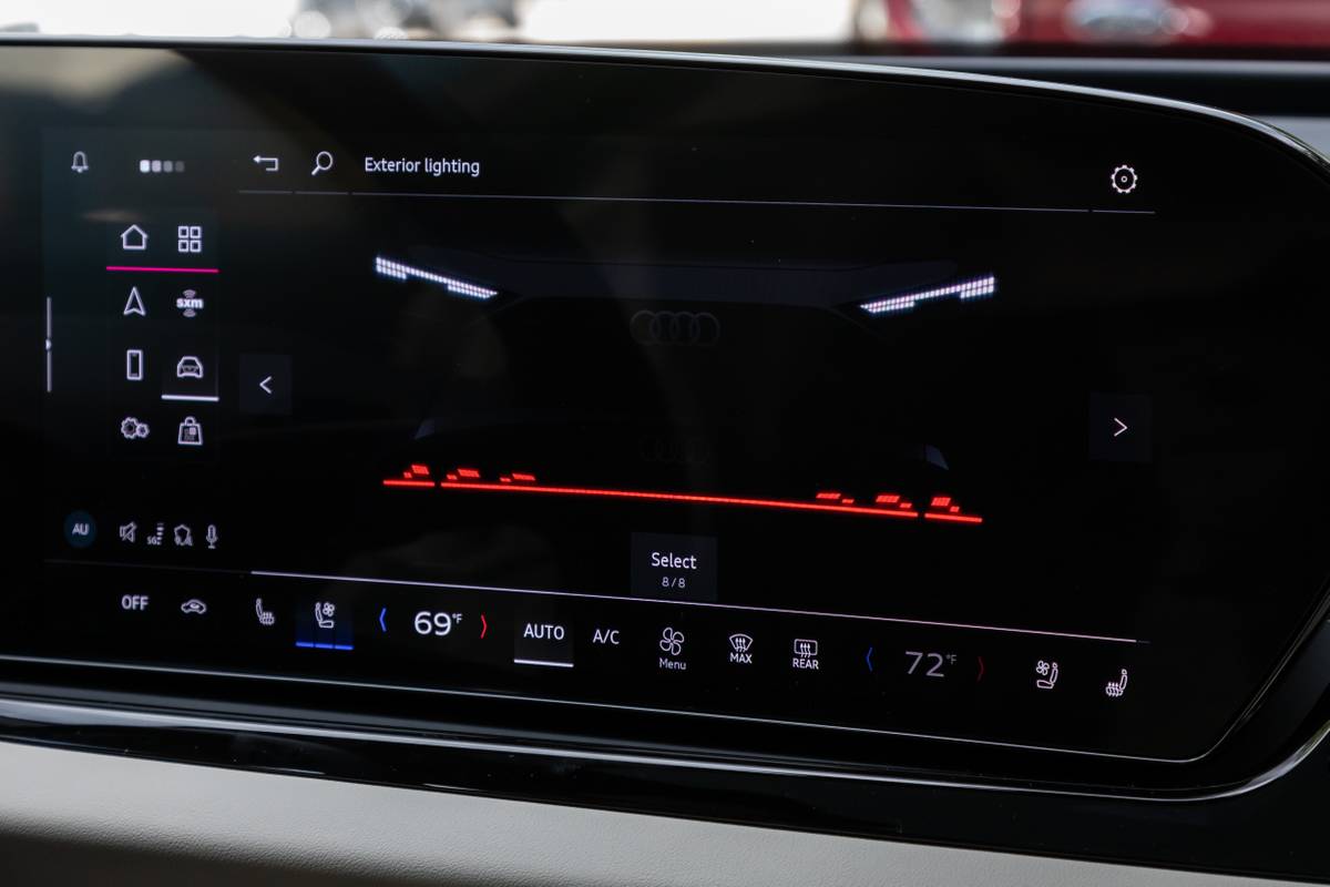 audi a5 2025 36 interior center stack display jpg