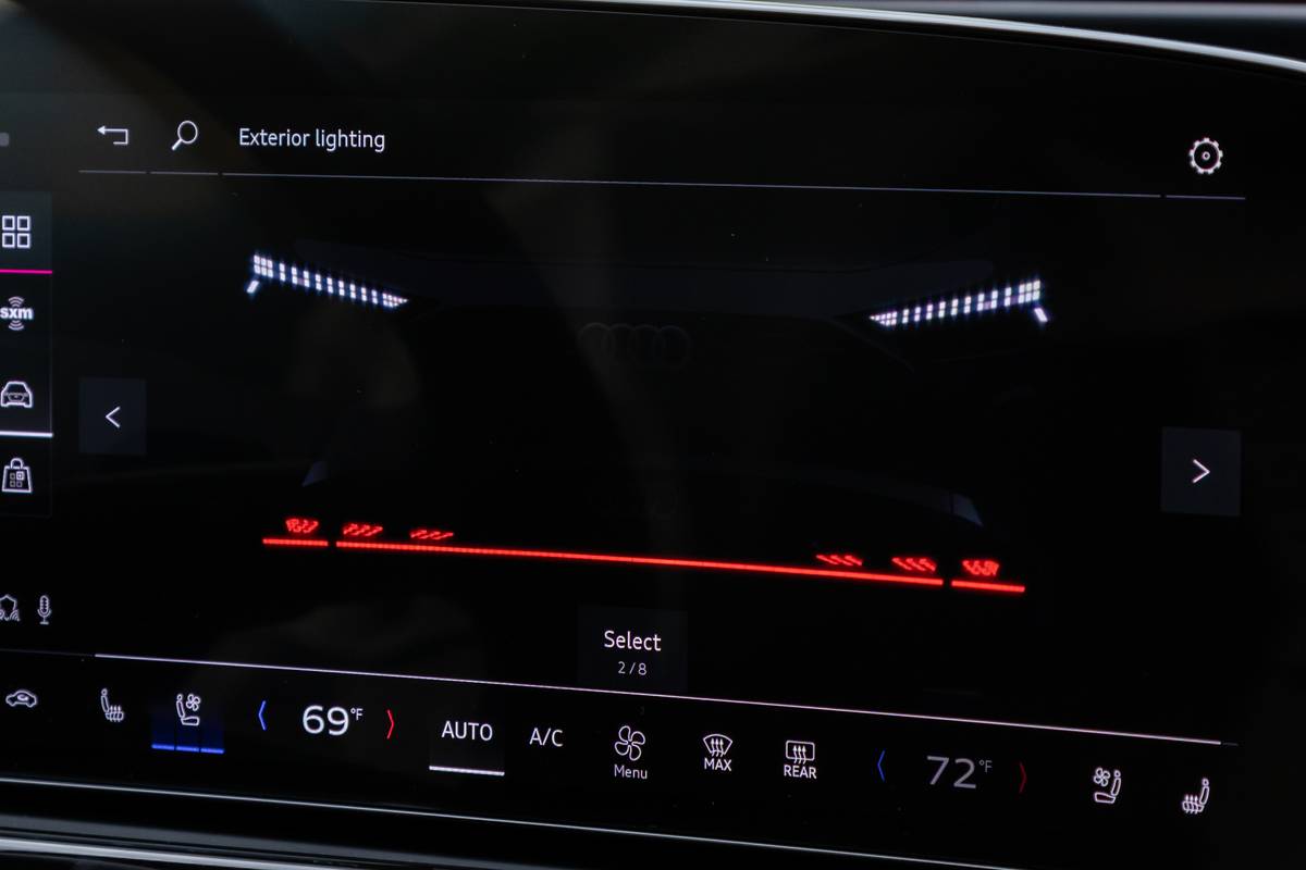 audi a5 2025 37 interior center stack display jpg