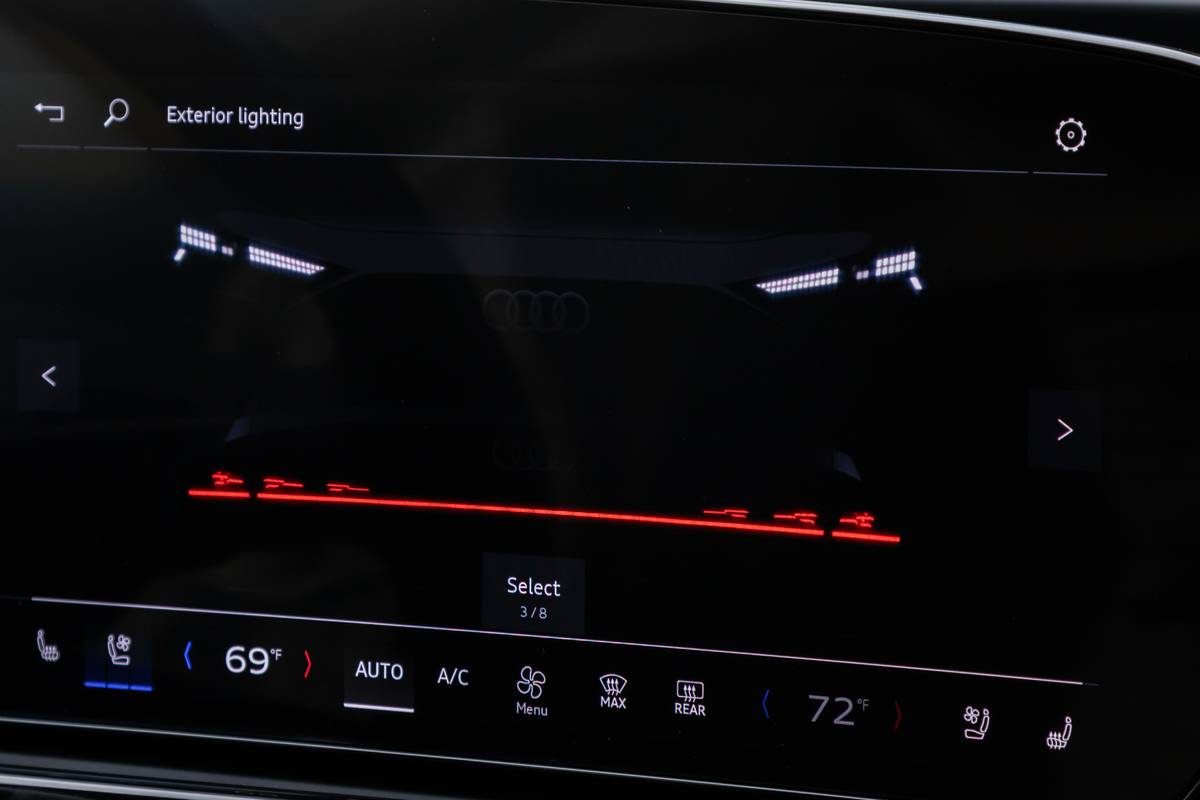 audi a5 2025 38 interior center stack display jpg