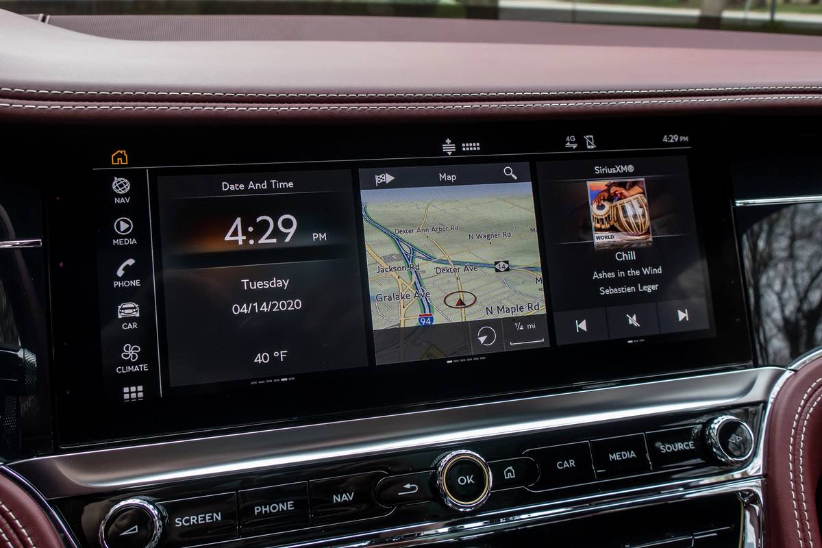 bentley flying spur 2020 26 center stack display  interior jpg