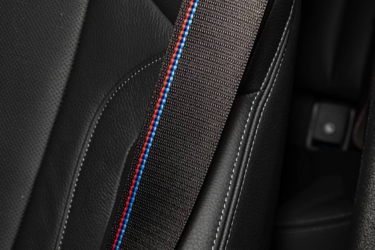 bmw m235i gran coupe 2020 cl 21 seat upholstery detail jpg