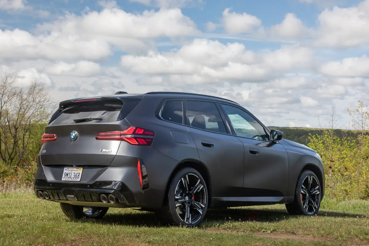 bmw x3 m50 xdrive 2025 08 exterior rear angle scaled jpg
