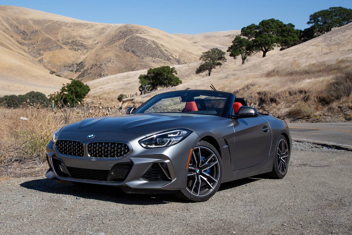 bmw z4 m40i sdrive 2020 01 угол наклона внешней передней панели серебристый jpg