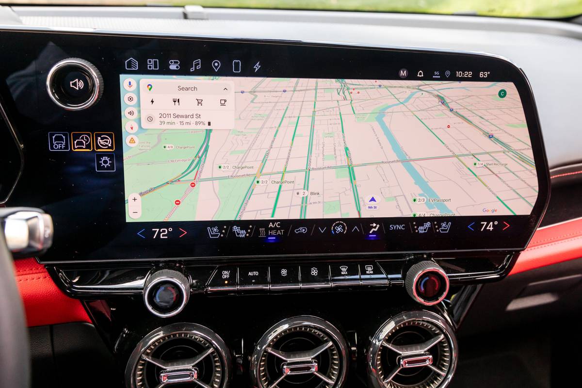 chevrolet blazer ev ss 2025 26 interior center stack display scaled jpg