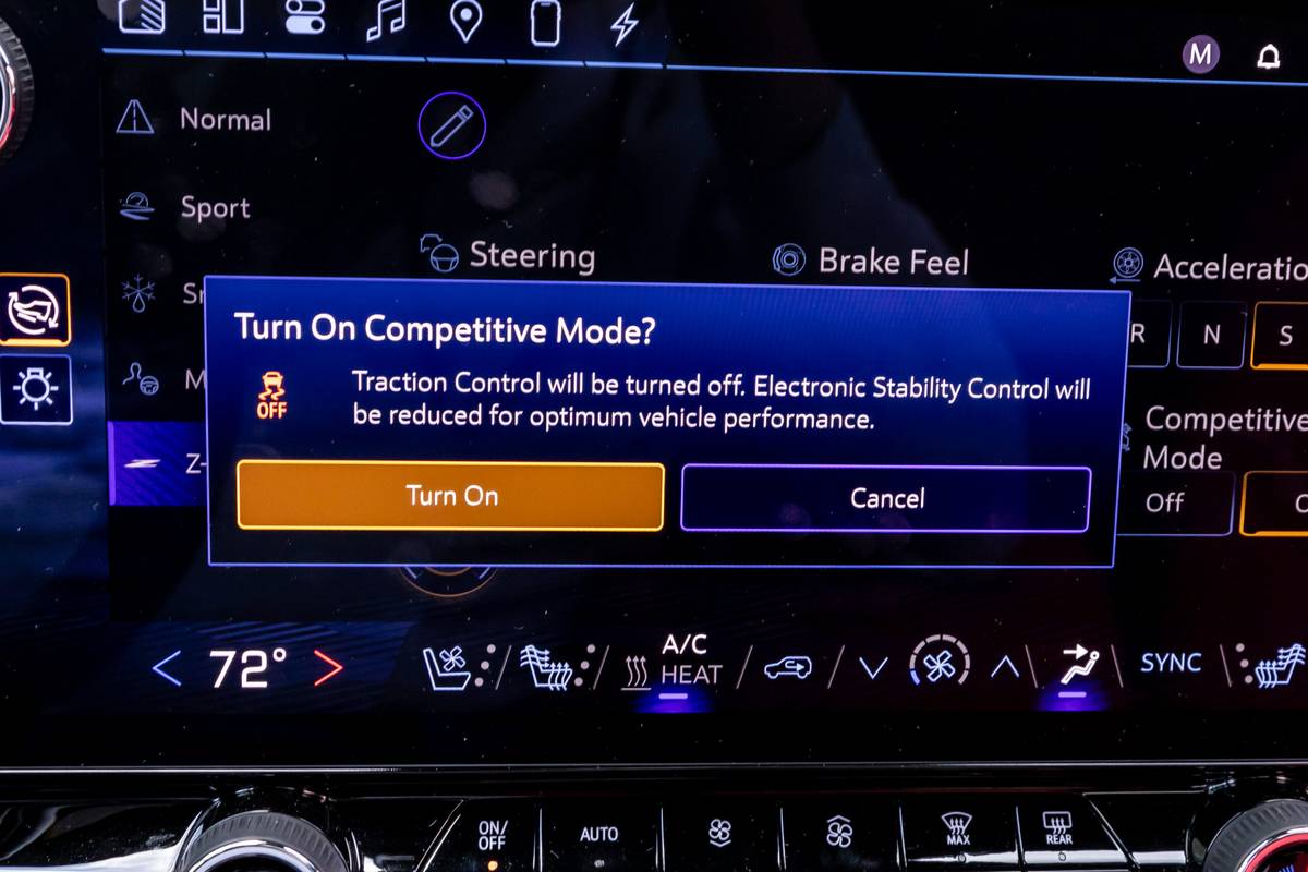 chevrolet blazer ev ss 2025 33 interior center stack display scaled jpg