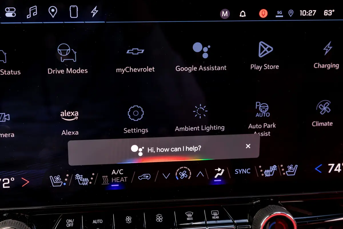 chevrolet blazer ev ss 2025 36 interior center stack display scaled jpg