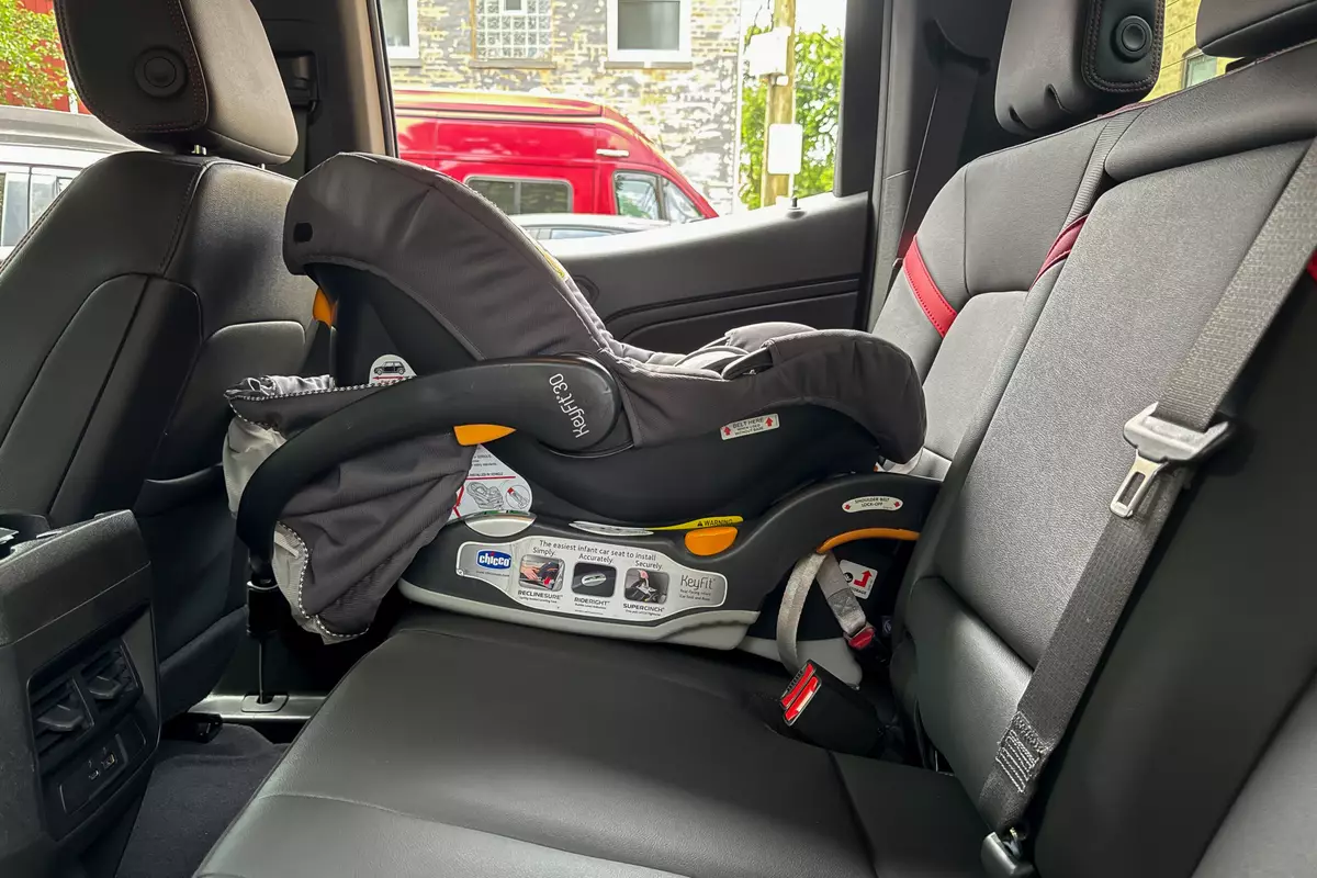 How Do Car Seats Fit in a 2024 Chevrolet Colorado Cars