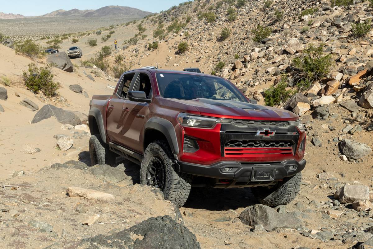 Driving the 2024 Chevrolet ZR2 Off-Road Pickup Family: 1 Hot Dog, 3 ...