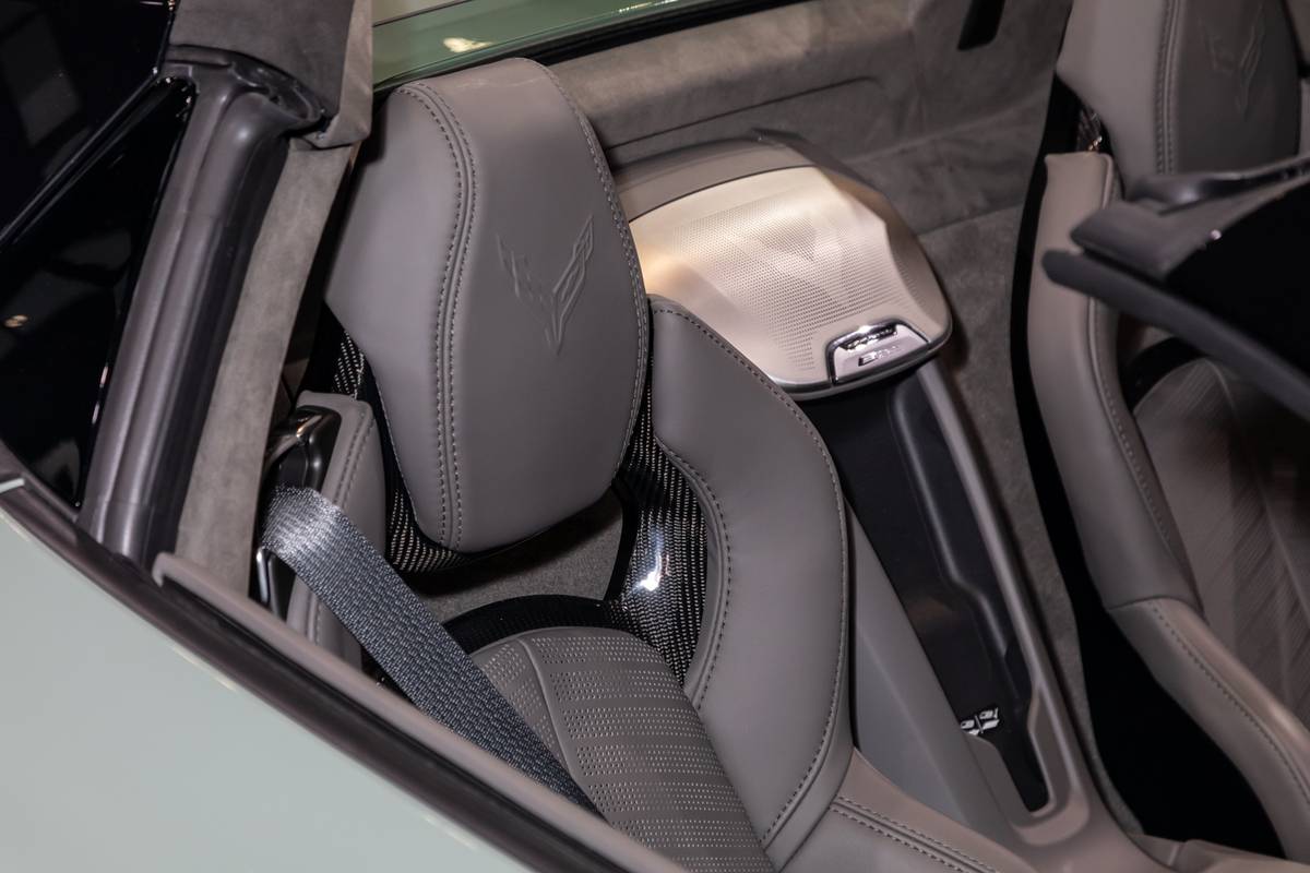 chevrolet corvette e ray 3lz convertible 2024 25 interior seat badge jpg