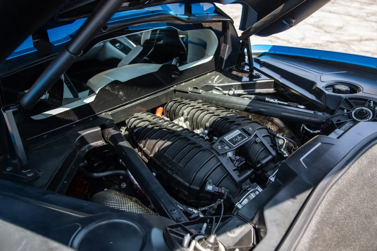 chevrolet corvette z06 2024 15 interior engine scaled jpg