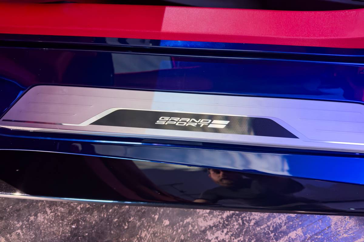chevrolet grand sport 2027 06 interior badge detail jpg