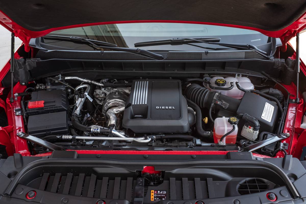 chevrolet silverado 1500 diesel 2020 11 engine exterior red scaled jpg