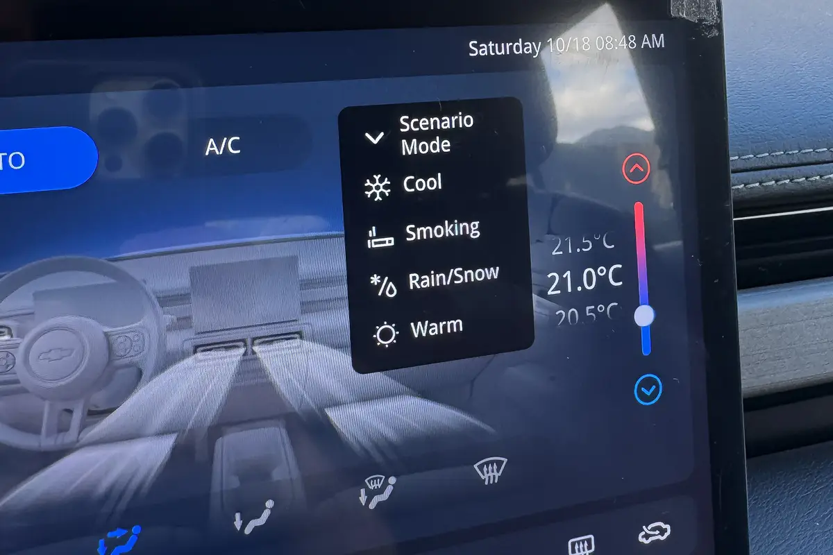 chevrolet spark euv 2026 13 interior center stack display jpg