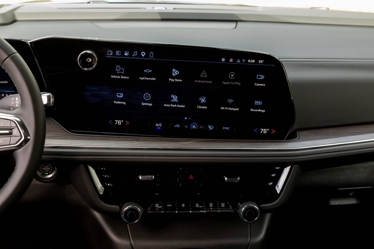 chevrolet suburban 4wd ls 2026 26 interior center stack display jpg
