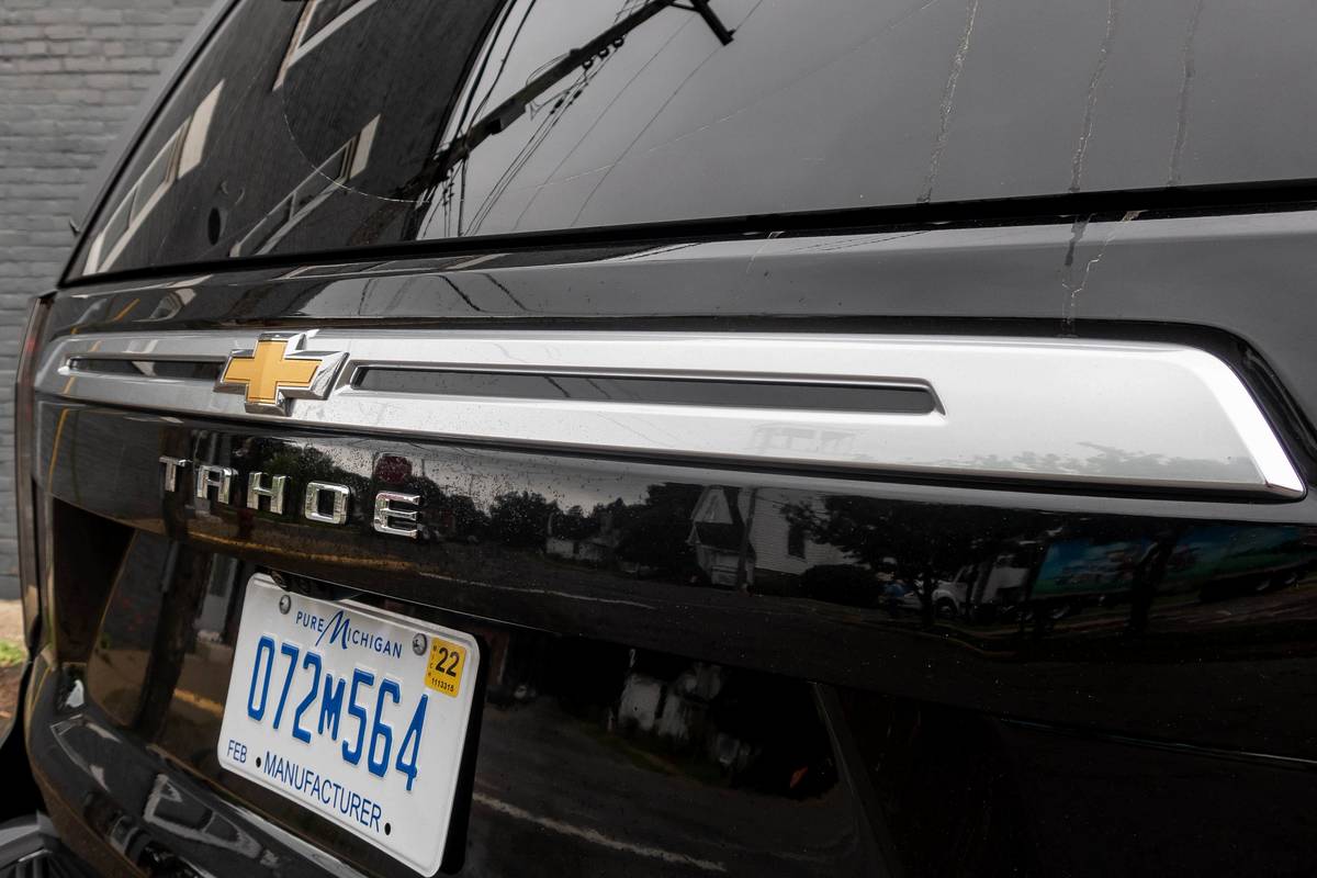 2021 Chevrolet Tahoe High Country rear badging