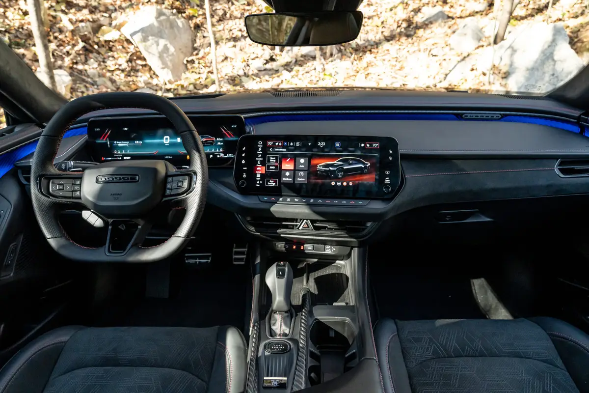 dodge charger scat pack 2026 12 interior front row scaled jpg