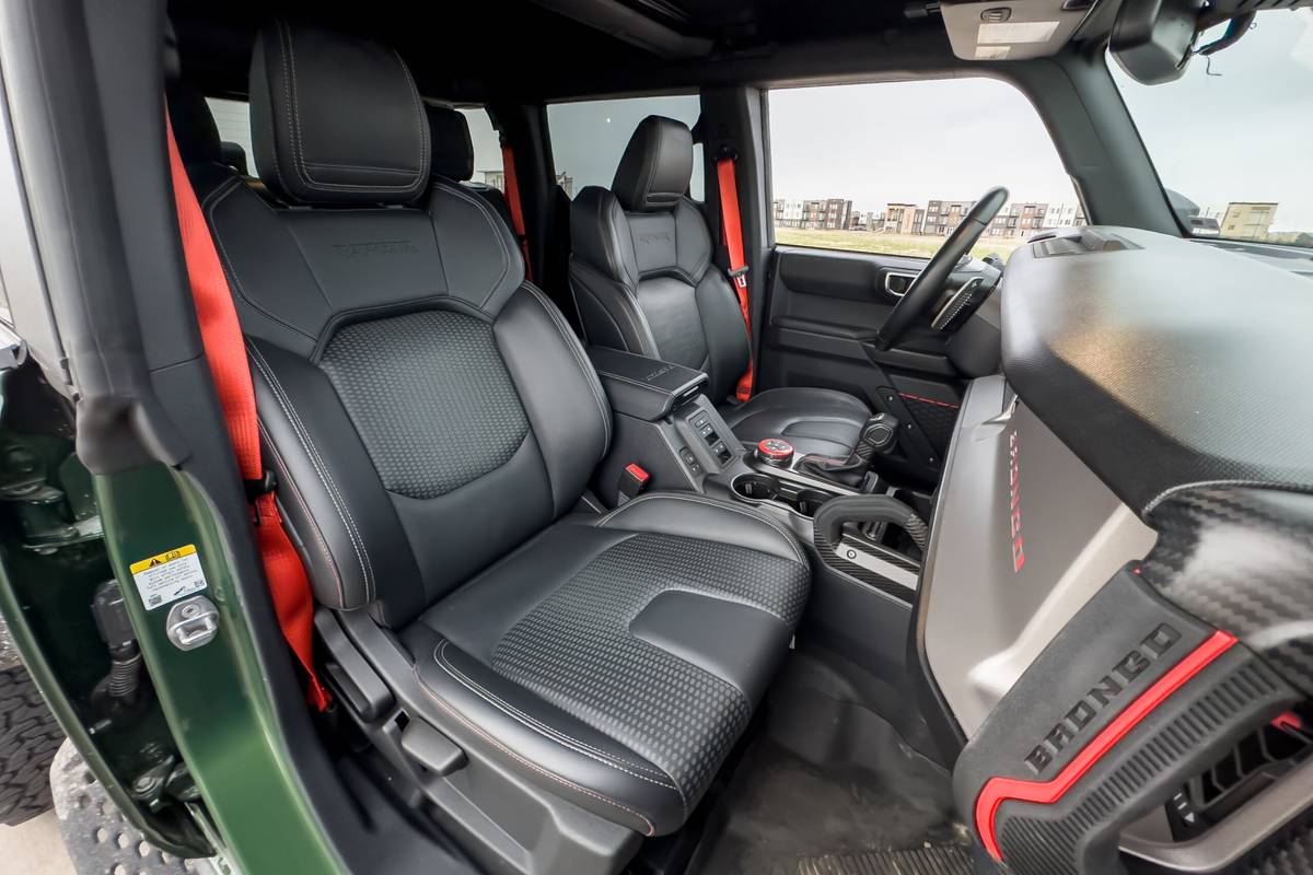 ford bronco raptor 2023 10 interior front row seat scaled jpg
