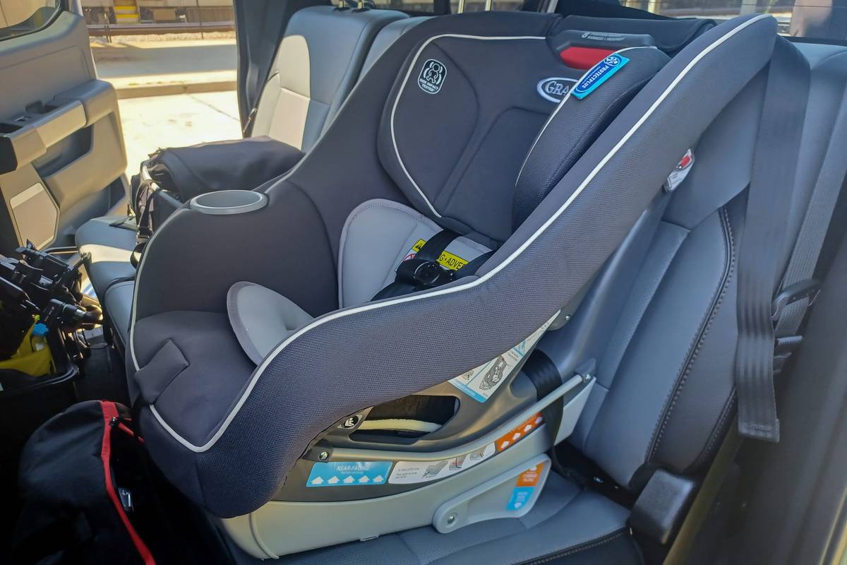 How Do Car Seats Fit in a 2022 Ford F-150 Lightning?