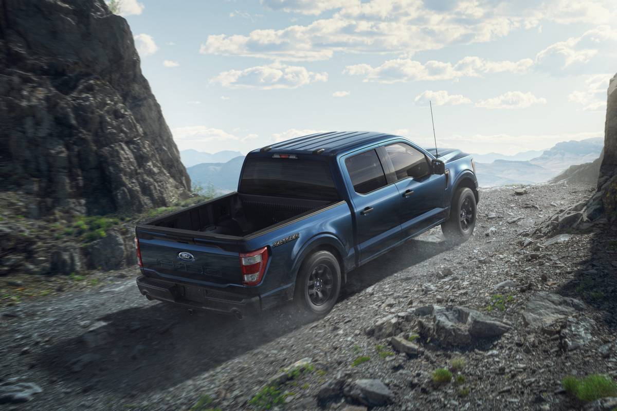 ford f 150 rattler 2023 004 blue exterior rear angle scaled jpg