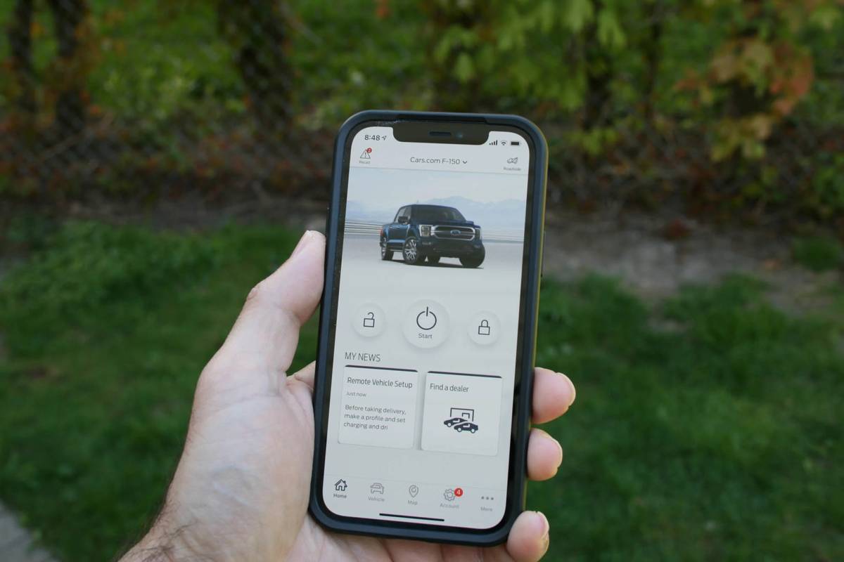 Test Driving The Fordpass App With Our 21 Ford F 150 News Cars Com