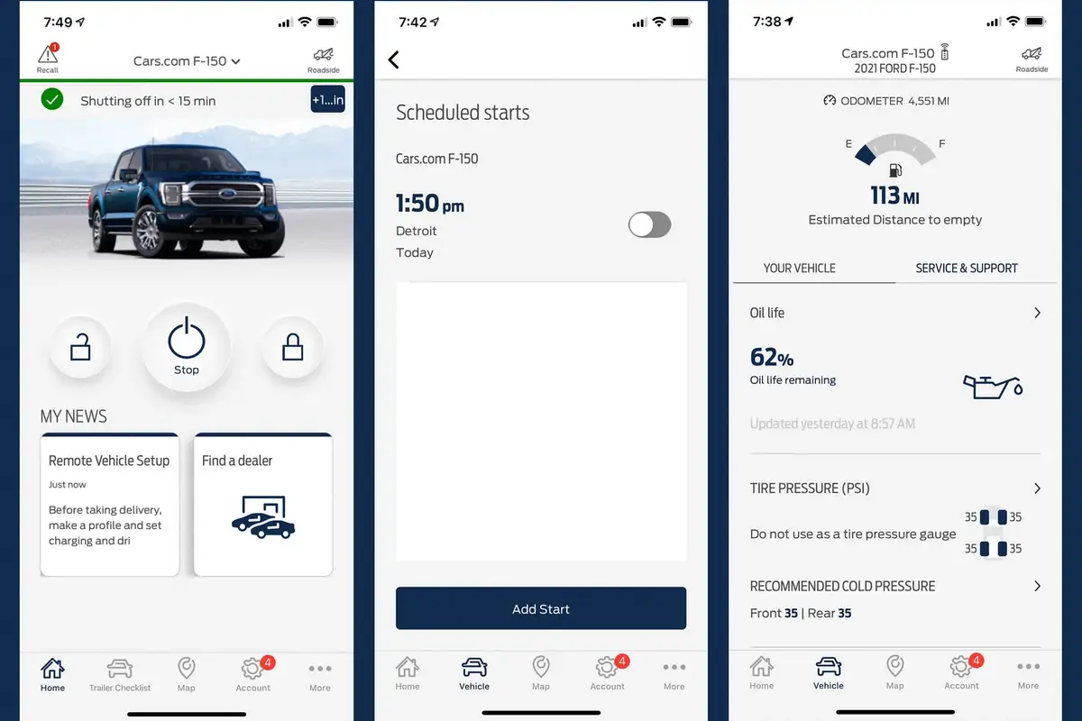 ford explorer remote start app