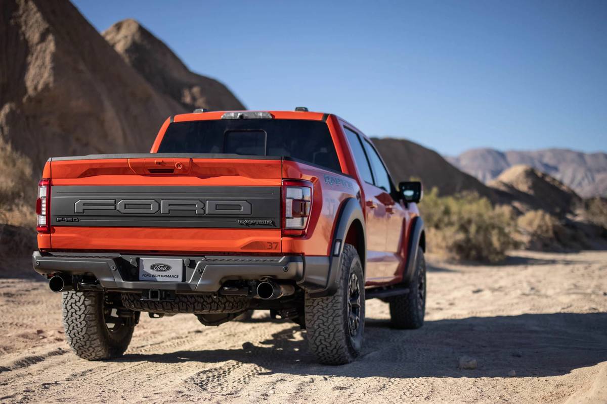 ford f150 raptor 2021 oem 16 angle  exterior  rear  red jpg