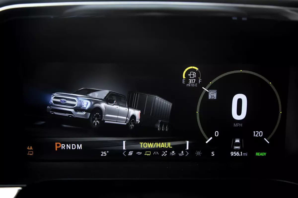 2021 Ford F-150 towing mode