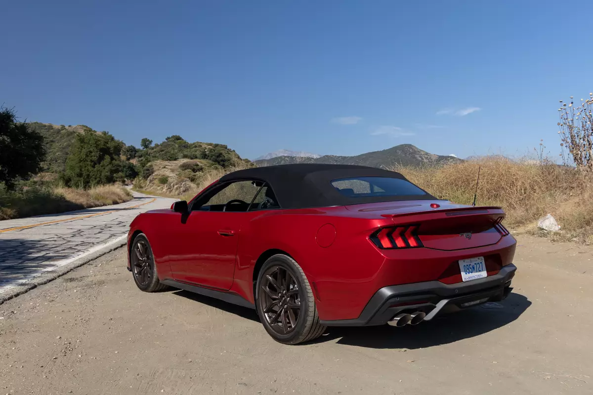 ford mustang ecoboost 2024 20 exterior rear angle jpg
