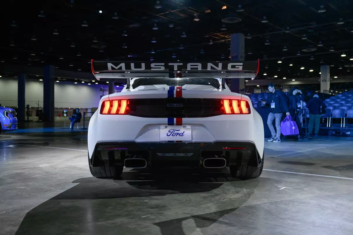 2025 Ford Mustang GTD Spirit of America Up Close Awesomely Pointless