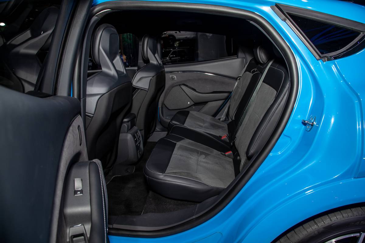 ford mustang mach e 2021 12 interior second row jpg